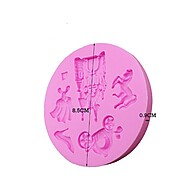 Molde de Silicone Cinderela: Crie Doces e Artesanatos Encantadores! - imagem 1