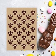 Adesivos de Páscoa: Pegadas Marrons para Encantar! - imagem 2