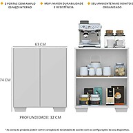 Aparador de Café Branco: Organize e Encante! - imagem 2