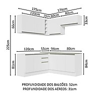 Cozinha de Canto Glamy Madesa: Organize e Encante! - imagem 2