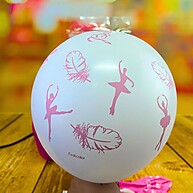 Balão Bailarina Rosa e Branco - Decore com Encanto! - imagem 2