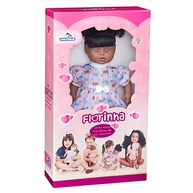 Boneca Florinha Negra: Cabelo Cacheado e Encanto! - imagem 2