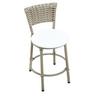 BANQUETA BAIXA ENCAPADA PARA COZINHA E ÁREA GOURMET - DESIGN E CONFORTO PARA SUA CASA (BRANCO) - imagem 4