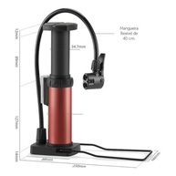 Bomba de Ar de Pé Portátil: Encha Pneus e Bolas com Facilidade! - imagem 3