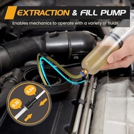 Bomba Extratora de Fluido Automotivo SWOKIPE 200CC: Extração e Enchimento Premium com 2 Mangueiras - imagem 4