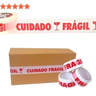 Fita Cuidado Frágil: Proteja Seus Encomendas! - imagem 2