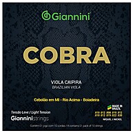 Encordoamento Giannini Cobra Níquel: Som Potente e Durabilidade - imagem 1