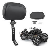 Encosto de Motorista Ajustável para Can Am Spyder F3: Conforto e Suporte com Bolsa Integrada - imagem 1