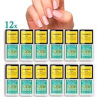Endurecedor de Unhas Top Beauty: Kit 12 Bases - imagem 1