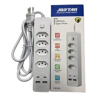 Régua de Energia Inteligente: 4 Tomadas, 2 USB-A, 2 USB-C e Cabo 2m - Branco - imagem 2