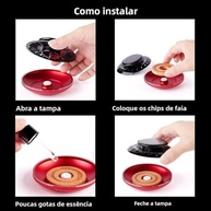 Difusor Solar Giratório para Carro: Aromatize com Estilo e Energia Limpa | Sem Álcool e Odores - imagem 4