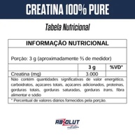 Creatina Pura 500g Absolut: Força e Energia! - imagem 2