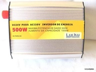 Inversor de Energia 500W 24V para 110V: Transforme sua Bateria em Tomada! - imagem 3