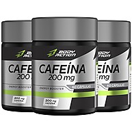 Energy Booster Total: Kit 3x Cafeína 200mg Bodyaction - imagem 1