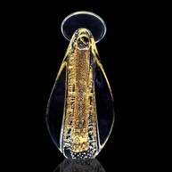 Enfeite em Cristal Murano com Ouro 24k - Imagem de Nossa Senhora | Decoração Elegante e Religiosa - imagem 1