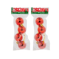 Enfeites de Natal Vermelhos: Kit 8 Bolinhas! - imagem 1