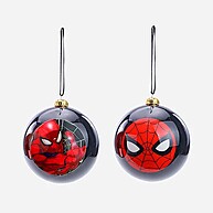 Enfeites Homem Aranha: Kit 2 Bolas de Natal Marvel - imagem 1
