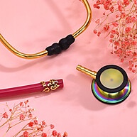 Estetoscópio Personalizado com Placa de Ouro 18K - Presente Perfeito para Médicos e Enfermeiros - imagem 2