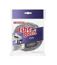 EsfreBom Esponja Aço Inox - Limpeza Profunda sem Enferrujar, Ideal para Grelhas e Espetos - imagem 2