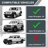 Kit Receptor de Engate de Reboque 5cm para Jeep Wrangler JL JK (2018-2025) - Robustez e Estilo - imagem 3