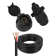 Engate Reboque 6 Vias: Kit Completo com Cabo! - imagem 1