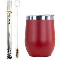 Kit Copo Térmico + Bomba Tereré Chacal Inox – Hidratação Sem Enrolação! - imagem 2