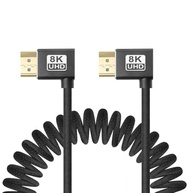 Cabo HDMI Uonecn Enrolado 4K/8K 2.1 48Gbps para Câmeras Profissionais e Monitores Atomos - imagem 2