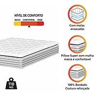 Colchão Casal Probel Granville: Conforto com Molas Ensacadas - imagem 2