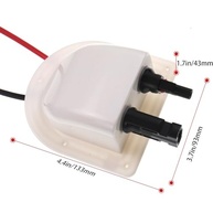 ZOOKOTO Cabo Solar 10 AWG ABS UV Resistente: Entrada Dupla para Trailers, Barcos e Vans - Branco à Prova de Intempéries - imagem 3