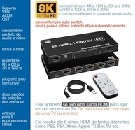 Switch HDMI 2.1 8K Premium: 5 Entradas / 1 Saída - Imersão Total 4K@120Hz e 8K@60Hz - imagem 3
