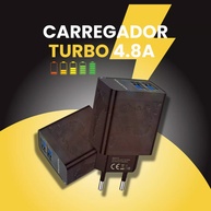 Carregador Turbo H'maston LR12: 4.8A e 3 Entradas! - imagem 2