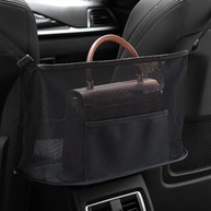 Organizador de Carro Universal: Suporte de Bolsa e Rede Entre Assentos - imagem 2