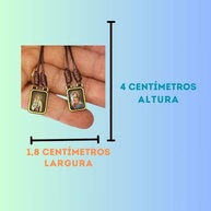 Escapulário Nossa Senhora do Carmo em Metal Envelhecido - Proteção e Fé com Estilo - imagem 3