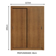 Guarda-Roupa Infantil 2 Portas: Organize com Madesa Enzo! - imagem 2