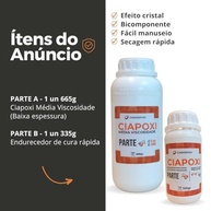 Resina Epóxi Rígida Ciapoxi 1kg: Acabamento Brilhante e Durável para Seus Projetos - imagem 3