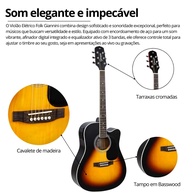 Violão Giannini Elétrico Folk GD-1: Som Premium com EQ - imagem 2