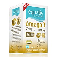 Equaliv Ômega 3 com 120 Cápsulas – Saúde do Coração e do Cérebro - imagem 1