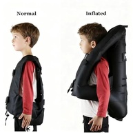 Colete infantil com airbag para equitação, 4 estações, reutilizável, unissex, para treinamento equestre - imagem 3