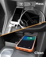 Carregador Sem Fio CarQiWireless para Chevy Equinox 2017-2021: Organize e Carregue seu Console Central - imagem 5