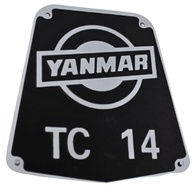 Placa de Identificação Yanmar TC14: Durabilidade e Precisão para seu Equipamento - imagem 1