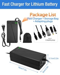 Carregador Rápido 67.2V 5A para Baterias de Lítio 60V: Potencialize seu Equipamento! - imagem 3