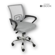 Cadeira de Escritório Ergonômica Begonia Mesh Cinza - Conforto e Estilo para seu Home Office - imagem 4