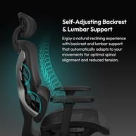 Cadeira Ergonômica XTC Mesh Preta ThunderX3 – Conforto e Saúde para seu Dia a Dia - imagem 4