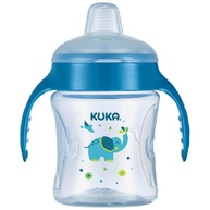 Caneca de Treinamento Decorada Fun 200 ml - Azul | Alça Ergonômica e Tampa Vedada - imagem 1
