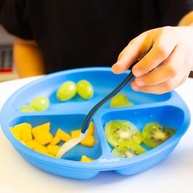 Colher de Silicone Ergonômica Termossensível - Segurança e Cor para Refeições Divertidas - imagem 3