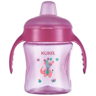 Kuka – Caneca de Treinamento Color Fun Rosa 200ml | Bico Macio e Alças Ergonômicas - imagem 2