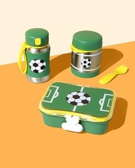 Skip Hop Copo Infantil com Canudo em Aço Inoxidável – Sparks Futebol | Seguro, Ergonômico e Livre de BPA - imagem 3