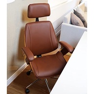 Cadeira Office Lisboa Marrom com Encosto Ergonômico Rivatti - imagem 3