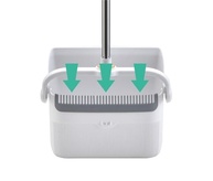 Vassoura e Pá Dobrável em Aço Inox - Limpeza Eficiente e Prática com Design Ergonômico - imagem 5