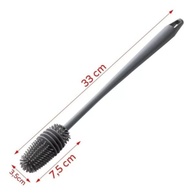 Escova de Silicone para Lavar Garrafas, Mamadeiras, Copos e Taças - Design Ergonômico e Seguro - imagem 3
